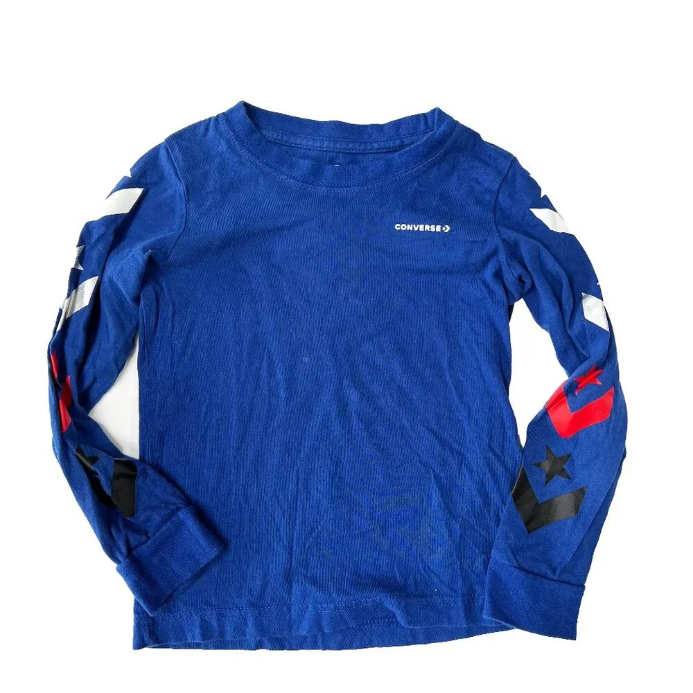 5 for $25 ✨ Converse Blue Long Sleeve Tee Shirt